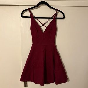 Red Lulu’s dress